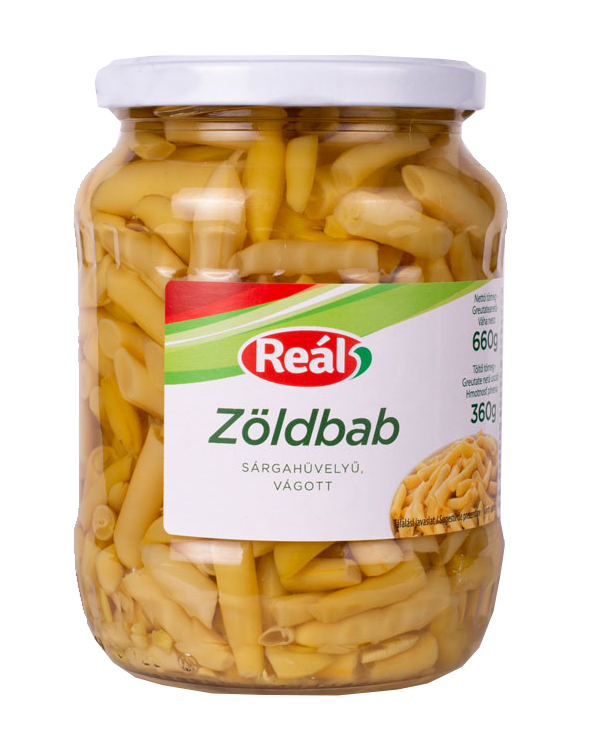 Reál Zöldbab, sárgahüvelyű, vágott 660g